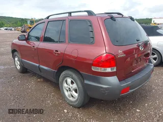 2005 Hyundai Santa Fe GLS with VIN KM8SC13D85U928056, listed as a IAAI auction lot 42366014 with 131,732 mi miles and . Bid and sale history available at DreamBid. Image 3.