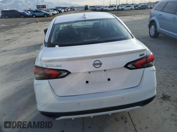 2023 Nissan Versa SR with VIN 3N1CN8FV0PL837945, listed as a Copart auction lot 87968695 with 22,007 mi miles and Salvage Title. Bid and sale history available at DreamBid. Image 6.