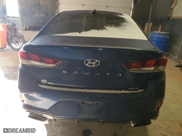 2019 Hyundai Sonata SEL with VIN 5NPE34AF9KH772574, listed as a Copart auction lot 89388155 with 0 mi miles and Salvage Title. Bid and sale history available at carsss.com. Image 6.