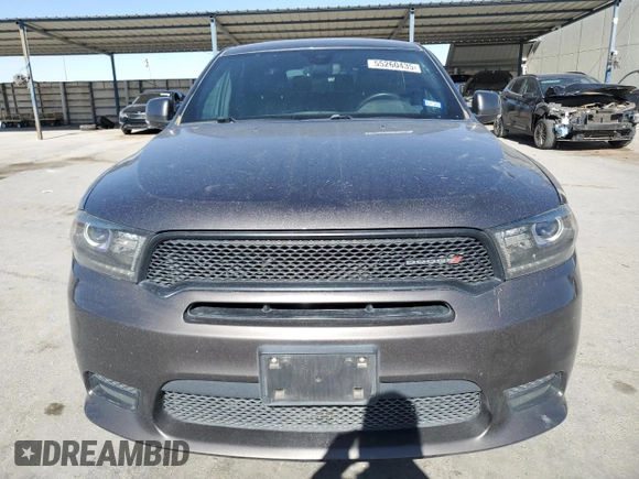 2019 Dodge Durango GT Plus with VIN 1C4RDHDG0KC650739, listed as a Copart auction lot 55260435 with 66,506 mi miles and Salvage title. Bid and sale history available at DreamBid. Image 5.