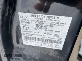 2011 Ford Escape Limited with VIN 1FMCU9EG6BKC55783, listed as a Copart auction lot 45193685 with Not Provided miles and Salvage Title. Bid and sale history available at DreamBid. Image 9.