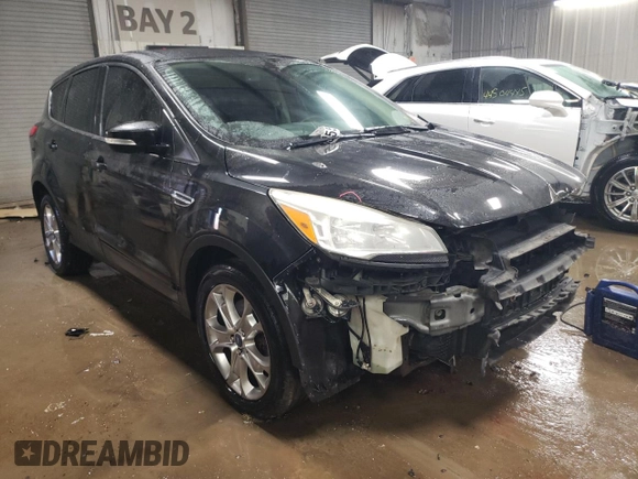 2013 Ford Escape SEL with VIN 1FMCU9H93DUB01777, listed as a Copart auction lot 43535565 with 182,147 mi miles and Salvage Title. Bid and sale history available at carsss.com. Image 4.
