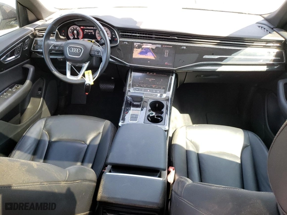 2019 Audi Q8 Premium with VIN WA1AVAF13KD011091, listed as a Copart auction lot 42873545 with 13,868 mi miles and Salvage Title. Bid and sale history available at carsss.com. Image 8.