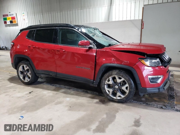 2020 Jeep Compass Limited z VIN 3C4NJDCB4LT131852, wystawiony jako Copart lot #56415665 z przebiegiem Nie podano mil oraz Szkoda całkowita • Salvage title. Historia ofert i sprzedaży dostępna na DreamBid. Obrazek 4.