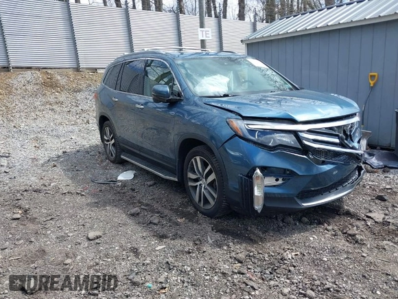 2017 Honda Pilot Touring with VIN 5FNYF6H93HB017623, listed as a IAAI auction lot 41996650 with 97,946 mi miles. Bid and sale history available at carsss.com. Image 1.