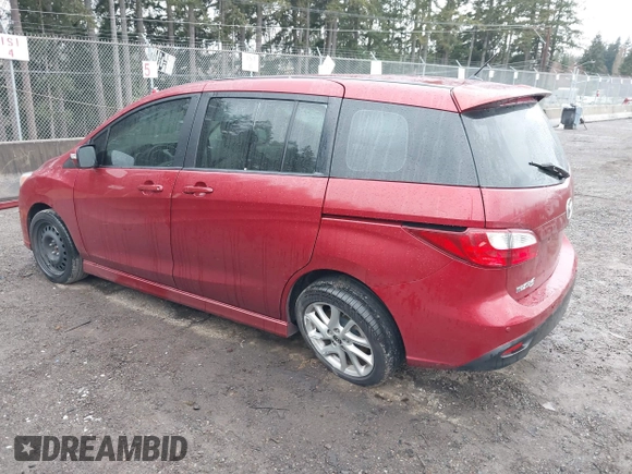 2015 Mazda 5 Touring with VIN JM1CW2CL0F0188959, listed as a IAAI auction lot 41702425 with 104,952 mi miles. Bid and sale history available at carsss.com. Image 3.