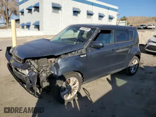 2016 Kia Soul + with VIN KNDJP3A55G7263078, listed as a Copart auction lot 81561854 with 95,960 mi miles and Salvage Title. Bid and sale history available at carsss.com. Image 1.