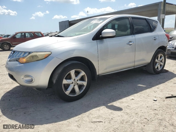 2009 Nissan Murano S with VIN JN8AZ18U99W009964, listed as a Copart auction lot 52110985 with 255,365 mi miles and Salvage Title. Bid and sale history available at carsss.com. Image 1.