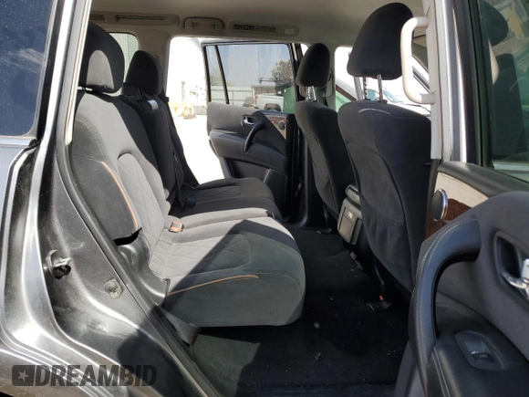 2017 Nissan Armada SL with VIN JN8AY2ND9H9006380, listed as a Copart auction lot 51239845 with 172,647 mi miles and Salvage Title. Bid and sale history available at carsss.com. Image 10.