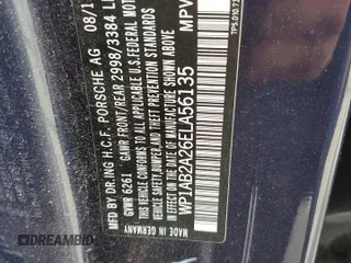 2014 Porsche Cayenne S with VIN WP1AB2A26ELA56135, listed as a Copart auction lot 54850805 with 126,406 mi miles and Salvage title. Bid and sale history available at DreamBid. Image 13.