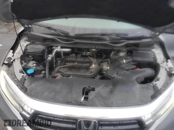 2021 Honda Odyssey EX-L with VIN 5FNRL6H74MB010119, listed as a Copart auction lot 44218835 with 39,350 mi miles and Salvage Title. Bid and sale history available at DreamBid. Image 12.