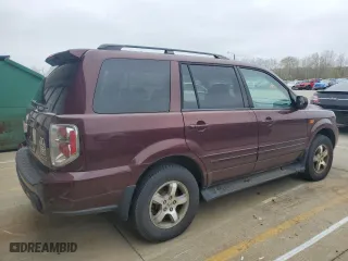 2008 Honda Pilot EX-L with VIN 5FNYF18798B002187, listed as a Copart auction lot 51062765 with 217,535 mi miles and Clean Title. Bid and sale history available at carsss.com. Image 3.