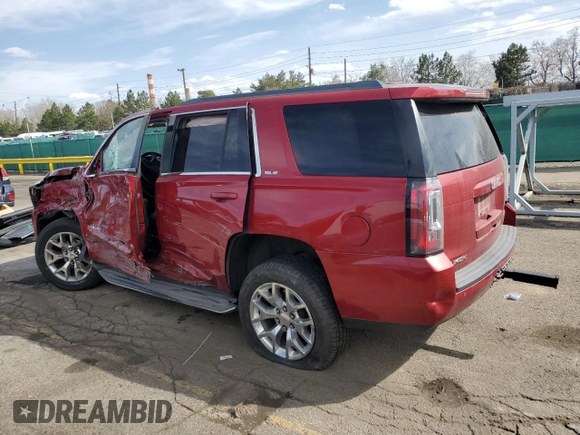 2015 GMC Yukon SLE with VIN 1GKS2AKC3FR168949, listed as a Copart auction lot 52453385 with 135,265 mi miles and Non Repairable. Bid and sale history available at carsss.com. Image 2.
