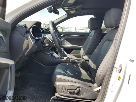2020 Audi Q3 S line Premium Plus with VIN WA1EECF36L1030607, listed as a Copart auction lot 54425725 with 45,796 mi miles and Salvage Title. Bid and sale history available at carsss.com. Image 7.