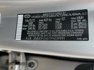 2023 Hyundai Tucson SEL with VIN 5NMJF3AE7PH239991, listed as a Copart auction lot 47368585 with 26,075 mi miles and Salvage Title. Bid and sale history available at carsss.com. Image 14.