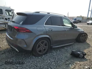 2024 Mercedes-Benz GLE 53 AMG with VIN 4JGFB6BB1RB104581, listed as a Copart auction lot 66413344 with 10,434 mi miles and Salvage title. Bid and sale history available at DreamBid. Image 3.