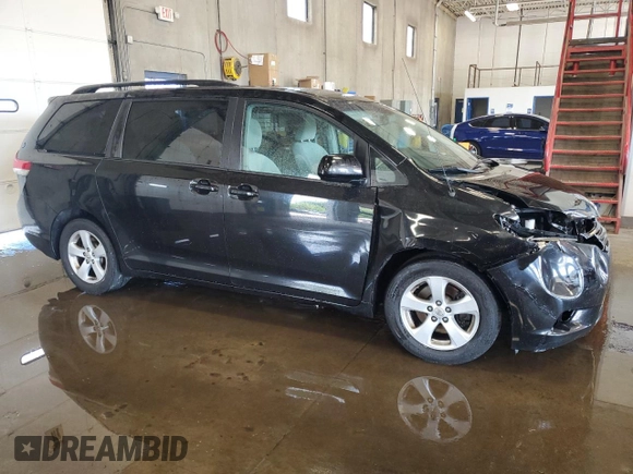 2013 Toyota Sienna LE AAS with VIN 5TDKK3DC7DS280463, listed as a Copart auction lot 61393215 with 195,785 mi miles and Salvage title. Bid and sale history available at DreamBid. Image 4.