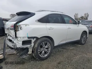2013 Lexus RX 350 with VIN JTJZK1BA2D2008332, listed as a Copart auction lot 48825575 with 117,321 mi miles and Salvage Title. Bid and sale history available at DreamBid. Image 3.