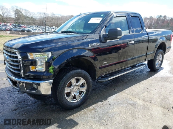 2016 Ford F-150 XLT with VIN 1FTEX1EP5GFD59851, listed as a IAAI auction lot 41719426 with 198,490 mi miles. Bid and sale history available at carsss.com. Image 2.