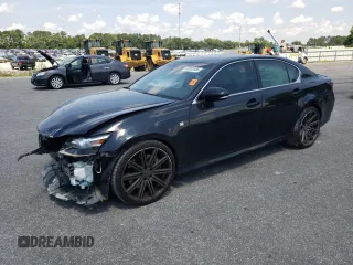 2018 Lexus GS 350 with VIN JTHBZ1BL3JA016280, listed as a Copart auction lot 63005365 with 92,253 mi miles and Salvage title. Bid and sale history available at DreamBid. Image 1.