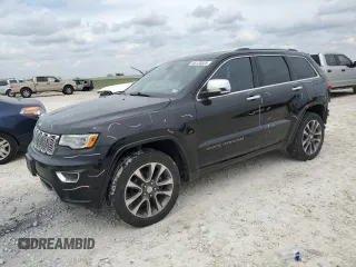 2017 Jeep Grand Cherokee Overland with VIN 1C4RJFCG2HC700029, listed as a Copart auction lot 48120525 with 107,369 mi miles and Salvage Title. Bid and sale history available at carsss.com. Image 1.
