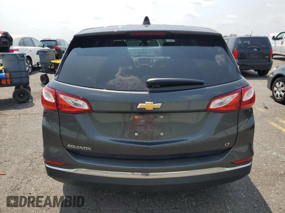 2021 Chevrolet Equinox LT with VIN 3GNAXKEV8ML391995, listed as a Copart auction lot 60400895 with 95,315 mi miles and Salvage title. Bid and sale history available at DreamBid. Image 6.