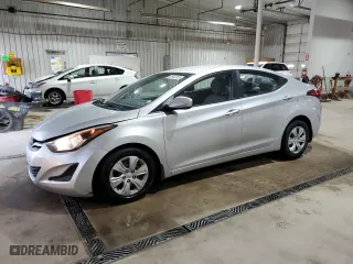 2016 Hyundai Elantra SE with VIN 5NPDH4AE8GH787238, listed as a Copart auction lot 53942105 with 92,324 mi miles and Salvage Title. Bid and sale history available at carsss.com. Image 1.