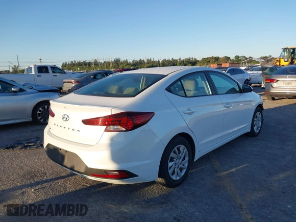 2020 Hyundai Elantra SE with VIN 5NPD74LF9LH606781, listed as a IAAI auction lot 41757029 with 12,563 mi miles. Bid and sale history available at carsss.com. Image 4.