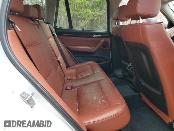2013 BMW X3 xDrive28i with VIN 5UXWX9C59D0A13581, listed as a Copart auction lot 52074475 with Not Provided miles and Salvage Title. Bid and sale history available at DreamBid. Image 11.
