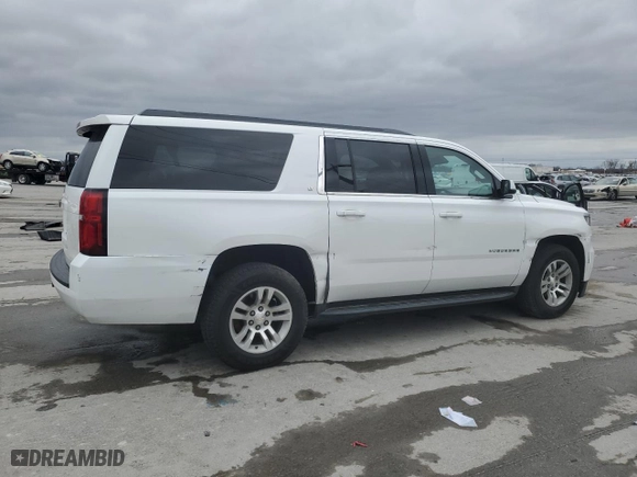 2017 Chevrolet Suburban LT with VIN 1GNSCHKC4HR109369, listed as a Copart auction lot 47776945 with 134,709 mi miles and Salvage Title. Bid and sale history available at carsss.com. Image 3.