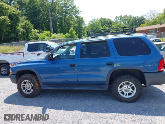 2003 Dodge Durango Sport with VIN 1D4HS38N53F510492, listed as a IAAI auction lot 42378667 with 170,968 mi miles and . Bid and sale history available at DreamBid. Image 13.