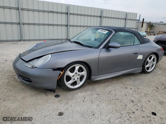 2001 Porsche 911 Carrera with VIN WP0CA29951S653291, listed as a Copart auction lot 74060344 with NaN miles and Non Repairable. Bid and sale history available at carsss.com. Image 1.