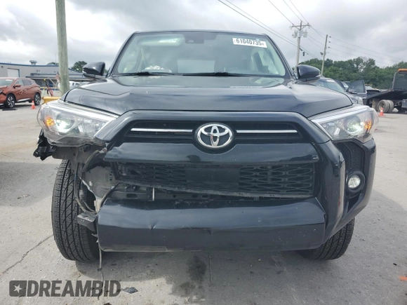 2022 Toyota 4Runner SR5 Premium with VIN JTENU5JR4N5995179, listed as a Copart auction lot 61040735 with 77,137 mi miles and Salvage title. Bid and sale history available at DreamBid. Image 5.