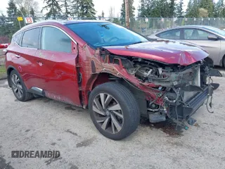 2015 Nissan Murano SV with VIN 5N1AZ2MH1FN254216, listed as a IAAI auction lot 41989152 with 142,378 mi miles. Bid and sale history available at carsss.com. Image 1.