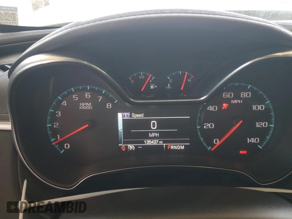 2014 Chevrolet Impala LT with VIN 2G1115SL4E9263359, listed as a Copart auction lot 52239775 with 135,437 mi miles and Salvage Title. Bid and sale history available at DreamBid. Image 9.
