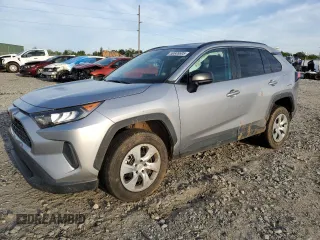 2020 Toyota RAV4 LE with VIN 2T3H1RFV6LC049907, listed as a Copart auction lot 50608605 with 45,296 mi miles and Salvage Title. Bid and sale history available at carsss.com. Image 1.