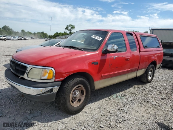 1999 Ford F-150 Work Series with VIN 1FTRX17W3XNA77803, listed as a Copart auction lot 58841654 with 0 mi miles and Salvage Title. Bid and sale history available at carsss.com. Image 1.