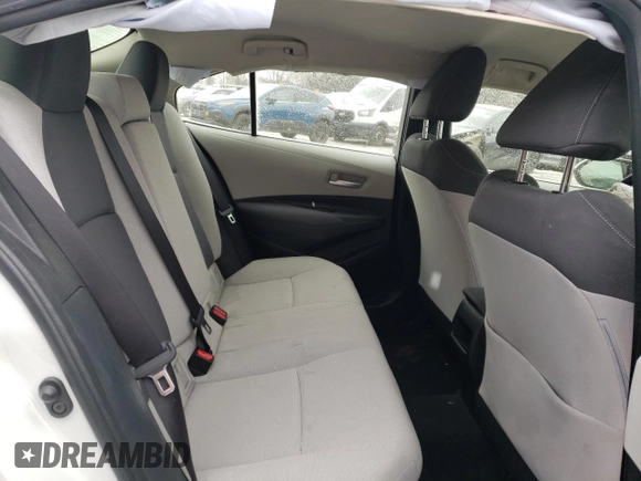 2021 Toyota Corolla Hybrid LE with VIN JTDEAMDE5MJ011169, listed as a Copart auction lot 88752265 with 52,994 mi miles and Salvage Title. Bid and sale history available at carsss.com. Image 10.