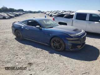 2024 Ford Mustang Dark Horse with VIN 1FA6P8R02R5502375, listed as a Copart auction lot 75478814 with 0 mi miles and Salvage Title. Bid and sale history available at carsss.com. Image 4.