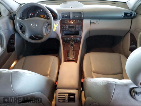 2003 Mercedes-Benz C 240 with VIN WDBRH61J73F323259, listed as a Copart auction lot 59770665 with 150,723 mi miles and Salvage title. Bid and sale history available at DreamBid. Image 8.