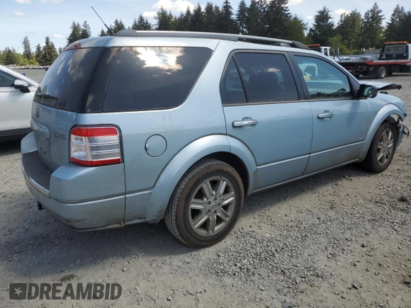 2008 Ford Taurus X Limited with VIN 1FMDK03W98GA02145, listed as a Copart auction lot 56323005 with 132,913 mi miles and Salvage Title. Bid and sale history available at DreamBid. Image 3.