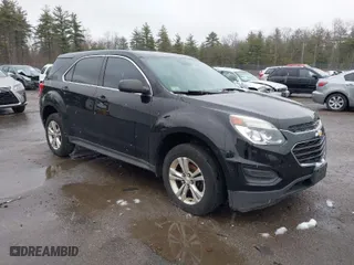 2016 Chevrolet Equinox LS with VIN 2GNALBEK9G6323005, listed as a IAAI auction lot 41972056 with 156,770 mi miles. Bid and sale history available at carsss.com. Image 1.
