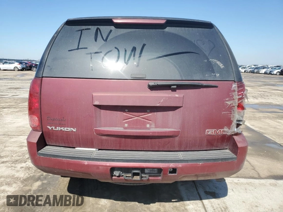 2007 GMC Yukon SLT with VIN 1GKFC13J17J122841, listed as a Copart auction lot 45637025 with Not Provided miles and Salvage Title. Bid and sale history available at carsss.com. Image 6.