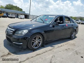 2012 Mercedes-Benz C-Class C 250 Sport with VIN WDDGF4HB0CR193153, listed as a Copart auction lot 58359533 with 133,836 mi miles and Non Repairable. Bid and sale history available at carsss.com. Image 1.