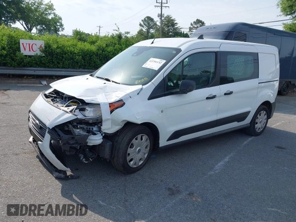 2023 Ford Transit Connect XL with VIN NM0LS7S28P1571137, listed as a IAAI auction lot 42256132 with 33,762 mi miles and . Bid and sale history available at DreamBid. Image 2.