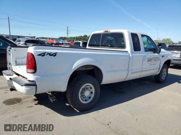 2003 Ford Super Duty F-250 XL with VIN 1FTNX21S93ED85966, listed as a Copart auction lot 71485154 with 114,837 mi miles and Salvage Title. Bid and sale history available at carsss.com. Image 3.