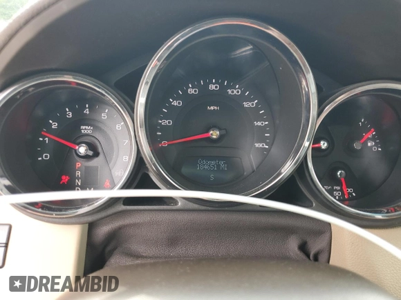 2012 Cadillac CTS Performance with VIN 1G6DJ5E37C0136650, listed as a Copart auction lot 71273254 with 184,651 mi miles and Salvage title. Bid and sale history available at DreamBid. Image 9.