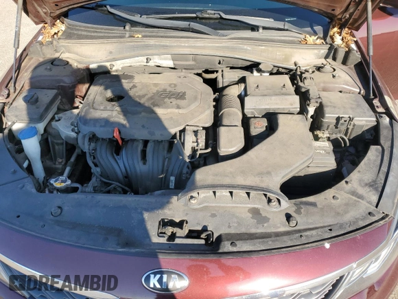 2019 Kia Optima LX with VIN 5XXGT4L38KG317979, listed as a Copart auction lot 48160105 with 160,797 mi miles and Salvage Title. Bid and sale history available at carsss.com. Image 12.