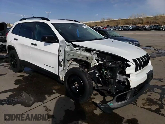 2017 Jeep Cherokee Sport with VIN 1C4PJMAB7HW576356, listed as a Copart auction lot 52159205 with 87,812 mi miles and Salvage Title. Bid and sale history available at carsss.com. Image 15.