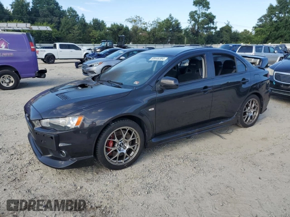 2011 Mitsubishi Lancer Evolution GSR with VIN JA32W8FV6BU010292, listed as a Copart auction lot 68446384 with 0 mi miles and Salvage Title. Bid and sale history available at carsss.com. Image 1.